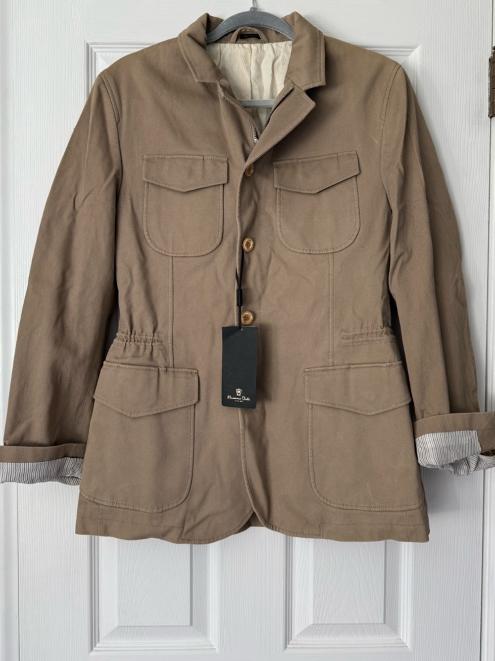 Massimo Dutti Khaki Utility Jacket